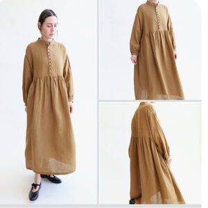 NWT ichi antiquites camel dress